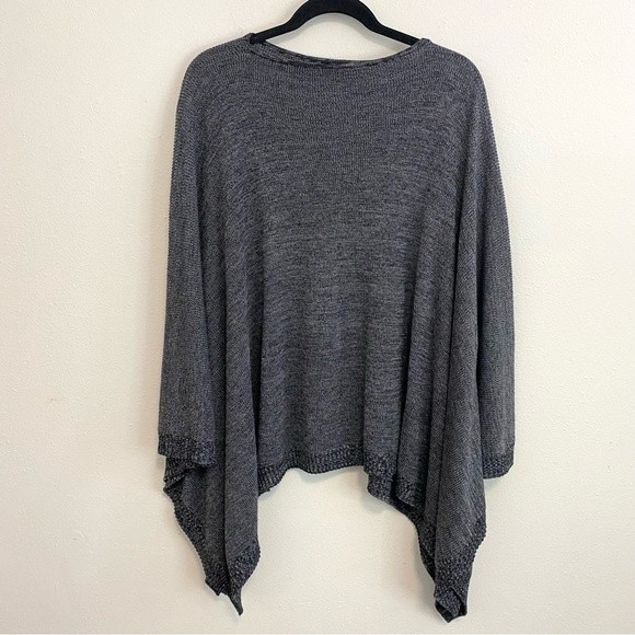 Lululemon Divinity Scarf Wrap Poncho Shawl Boolux Cashmere Grey - Picture 4 of 9